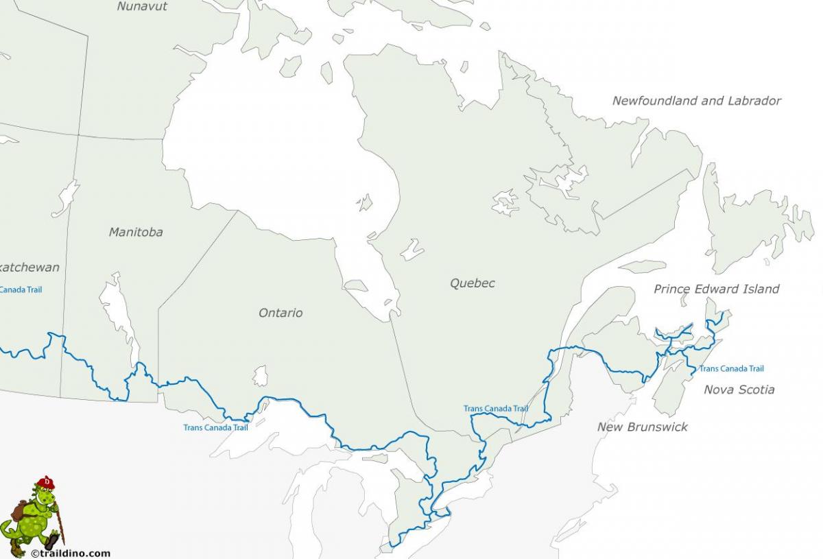 Канада Trail карте