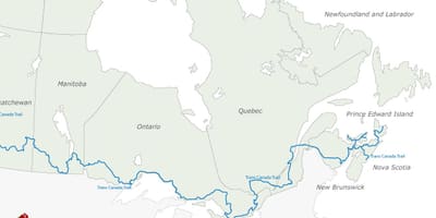 Канада Trail карте